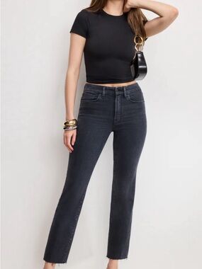 Good American Always Fits Straight Jeans Sz 6-12